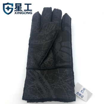 星工（XINGGONG） 秋冬防寒男士仿皮皮手套骑行户外加厚防风保暖手套 5付