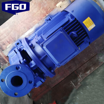 FGO 卧式管道泵  ISW离心泵 380V 100-100/100m3/h扬程12.5米5.5kw