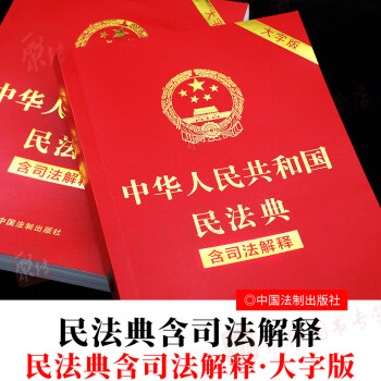 民法典2021年正版中华人民共和国民法典含司法解释大字版民法典条文条