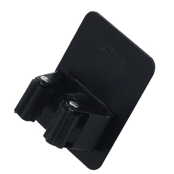 兰诗 BLXM1021 黑色不锈钢拖把夹挂钩免打孔卫生间挂架