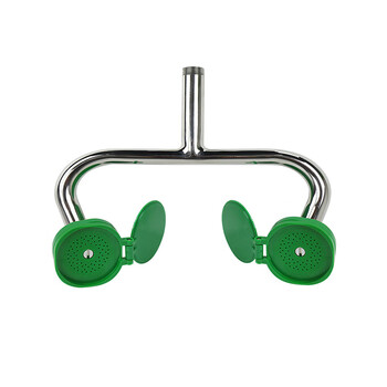 ANZHIDA 1101国标304不锈钢复合式喷淋洗眼器 工业实验室应急验厂双口紧急冲淋器