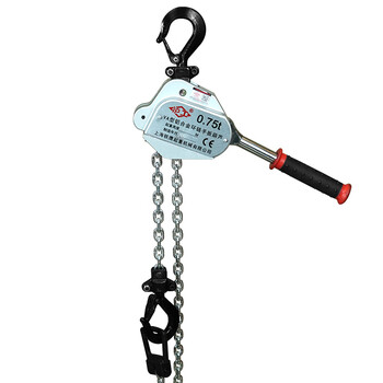 沪工 铝合金手扳葫芦手摇环链拉紧器紧线器 3吨1.5米