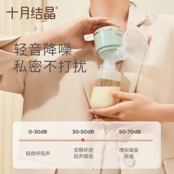 五星确凿研究报告十月结晶 电动吸奶器一体式拔奶器无痛吸力大挤奶器 夕岚粉升级款好不好插图4