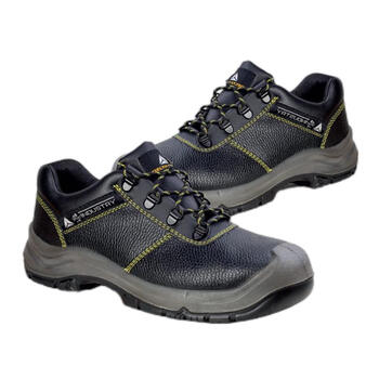 代尔塔 (DELTAPLUS)301922 防砸防刺穿低帮安全鞋防静电防高温防油黑色35码1双装DKH