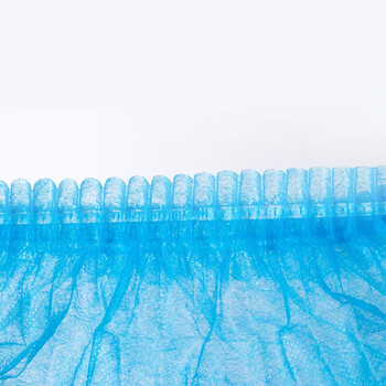 安美尚（ams）A1101 蓝色一次性无纺布条帽 帽防尘帽21寸 1只（100只起订）