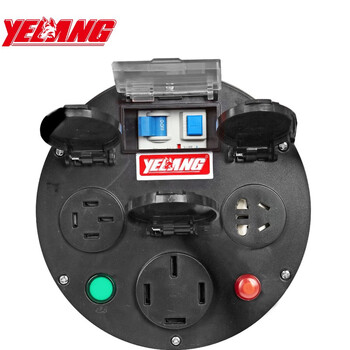 野狼 yelang 电缆盘过热保护 移动线缆盘 拖线盘YZW3*1.5+1*1.0mm²/100米 YL-60CFS-A15100