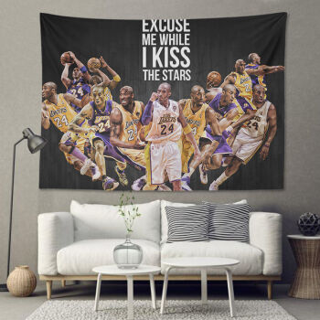 科比海报墙壁墙贴nba詹姆斯背景布科比篮球星挂布卧室
