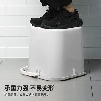 达福芮30cm加厚加大泡脚桶 家用大号塑料洗脚盆提水桶塑料盆加厚足浴盆