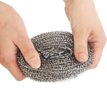 康丽雅 K-0065 不锈钢钢丝球  食堂厨房洗碗钢丝刷 8克*100只装