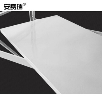 安赛瑞 钢制仓储货架层板 货架配件分层隔板（5块装）白色 适用货架200*40cm 13328