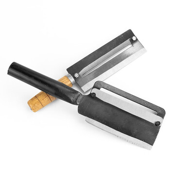 海斯迪克 HKY-241 65号锰钢清洁刨刀 蔬菜瓜果菠萝甘蔗削皮刀 木柄(5把)