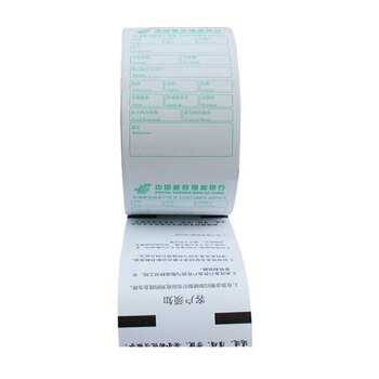 飞尔（FLYER）邮政储蓄银行 -4寸热敏凭条纸 50卷/箱 4箱/件【80×100×25.4mm】