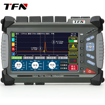 TFN F7（SM1） 光时域反射仪 OTDR 单多模一体机 光纤测试仪 高精度 触摸屏 四波长850/1300/1310/1550nm