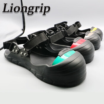 LIONGRIP 防砸防滑鞋套 参观车间访客鞋套XGX-TK4 M(38-41)灰色钢头