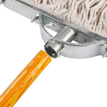 庄太太【白30cm木杆】大堂老式尘推拖把工厂物业木杆棉线吸水墩布