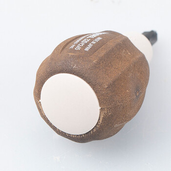 VESSEL威威进口防油木粉短粗柄十字螺丝刀 No.320带磁改锥防滑起子PH2X15mm