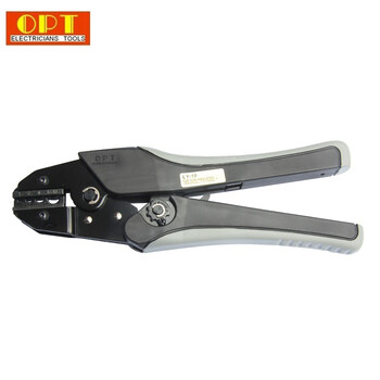 中国台湾OPT压线钳LY裸端子绝缘开口鼻子欧式端子压接钳LY-10 LY-10 铬钒合金钢