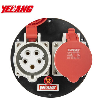 野狼 yelang 移动电缆盘IP44级工业专用绕线盘YZW3*4+2*2.5mm²/30米 YL-V45CGS3-B2330