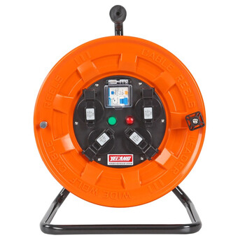 野狼 yelang 移动电缆卷工程盘绕线盘收线器电线盘拖线盘16A 10A 3*4.0 30米 YL-S33FS-1130