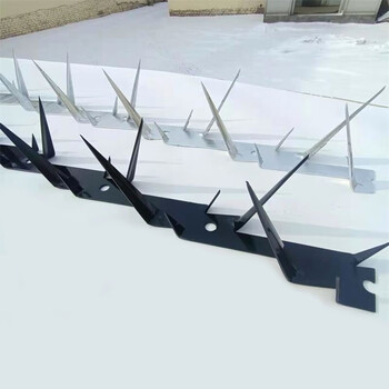 唯曼围墙防爬刺钉窗台阳台小区院墙围栏防盗刺别墅铁刺墙头钢刺防小偷围栏刺 热镀锌小号刺钉1根1.25米长