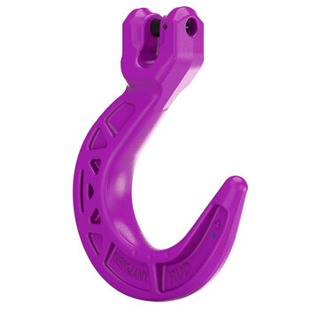 路德（RUD）120级宽口钩IWH-13载荷8t 德国进口集装箱吊钩耐磨损