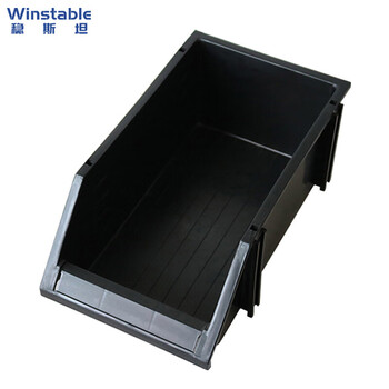 稳斯坦 WST127 防静电零件盒 螺丝物料盒可堆挂组立式零件塑料箱 5号组合350*200*140mm 1只