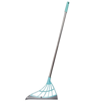海斯迪克 HKY-110 多功能魔术扫把 网红卫生间刮水器 绿色