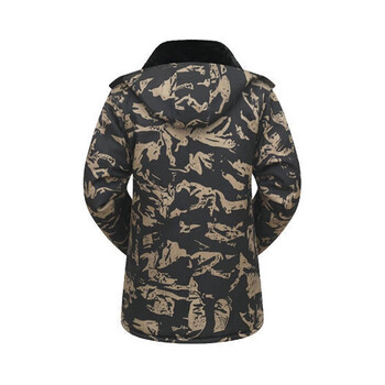 星工（XINGGONG） 加厚款棉衣 防寒工作服连帽棉服 冬季车间工作服 荒漠色 3XL