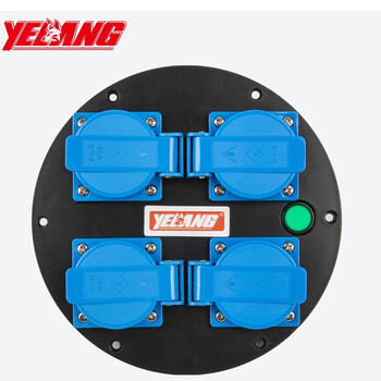 野狼 yelang 移动电缆盘国标插座漏电保护延长线插排YZW3*1.5mm²/50米 YL-S43YS-0950