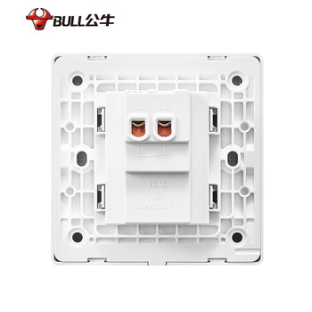 公牛（BULL）开关插座 G36系列一开单控开关86型面板G36K111白色