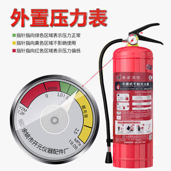 鼎梁（DL） 新标干粉灭火器 手提式 灭火器 4KG 一个价 工地临建款