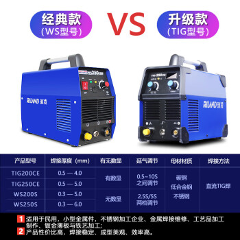 瑞凌瑞凌氩弧焊机家用小型220v不锈钢焊机WS200S逆变直流焊机