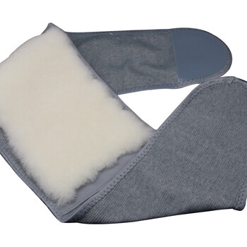 星工（XINGGONG）防寒护腰 加绒护肚羊毛护腰带 皮毛一体保暖贴合防护具防寒M码