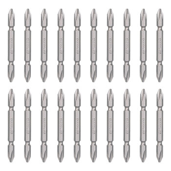 VESSEL威威日本进口双头批头AMG14 带磁化器批头 十字A型插口磁性批头 PH2X65mm 20支装