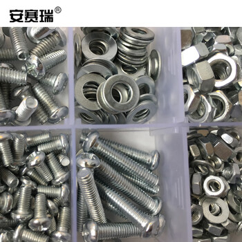 安赛瑞 螺丝螺母垫片套装 自攻螺栓钉紧固件（2盒）22260