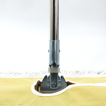 冰禹 尘推平板拖把排拖 黄白色90cm单个替换布(不含铁架) 办公室家政工厂车间商场保洁吸水去污可拆卸(1个装)BY-636