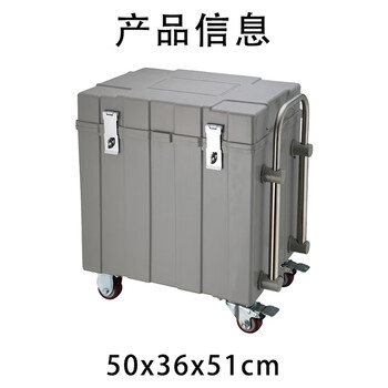 飞尔（FLYER）包装用品箱 塑钢装款箱 500万存钱箱 押运押款箱【50×36×51cm】