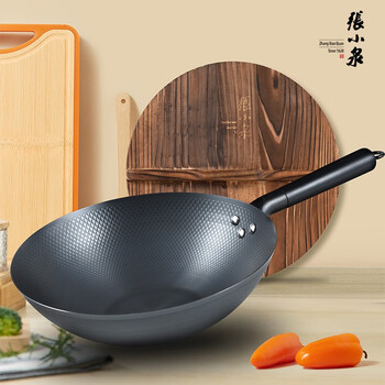 张小泉匠运老铁锅 精铁炒锅无涂层液氮工艺 不挑锅铲不挑灶具  C30810100