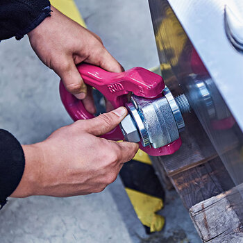 路德（RUD）螺栓型万向旋转吊环ACP-M12载荷1.35t 进口弹簧装置