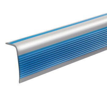 稳斯坦 WST4012 楼梯防滑条 台阶包边L型护角防撞条 pvc自粘防磕碰3M背胶灰黄一米