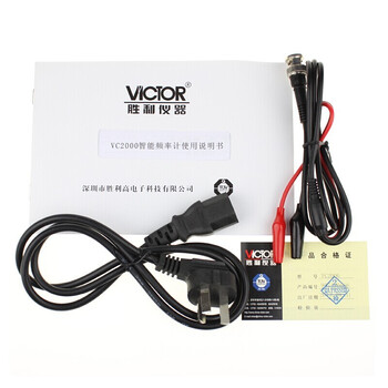 胜利仪器（VICTOR）频率计10HZ-2.4G频率测量范围8位LED显示频率测量 VC2000 标配现货