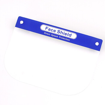 者也(ZYE)儿童卡通隔离面罩双面防雾全脸护目镜防飞沫防尘高清透光面屏 海绵款蓝边