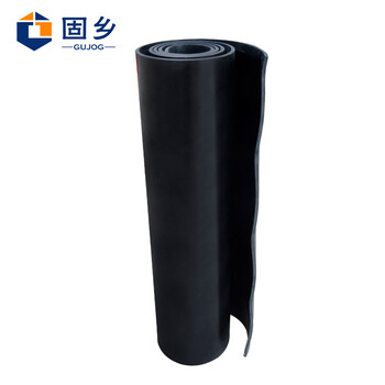 固乡 绝缘胶垫 配电房绝缘橡胶板  电厂耐磨绝缘垫 机房地胶 实验室黑色绝缘地毯 厚3mm宽1M长5M耐电压0.4kv
