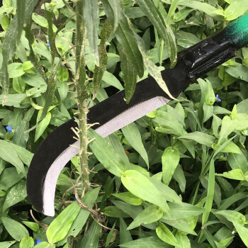 康丽雅 K-0186 钢柄砍柴刀 园林钢刀割刀镰刀户外开路刀砍竹刀开荒刀 83CM弯头款