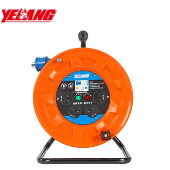 野狼 yelang 电缆盘国标插座漏电保护过热保护线滚子YZW3*4mm²/30米 YL-S43BS-1130