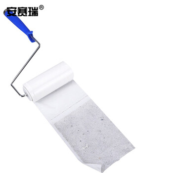 安赛瑞 4寸粘尘滚筒套装 5个滚筒+1个手柄  长10cm 22327