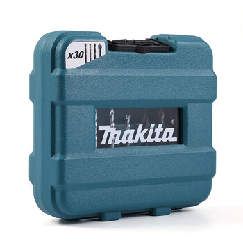 牧田（MAKITA）批头麻花钻头木工钻头冲击钻头多功能电钻钻头组套工具 NZ30件套D-53702