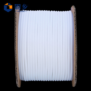 固乡 电线印字号码管 硕方线号机 套管 PVC号码管 内齿圆白色线 号管 丽标/凯标/标映/力码/MAX通用型2.5平方