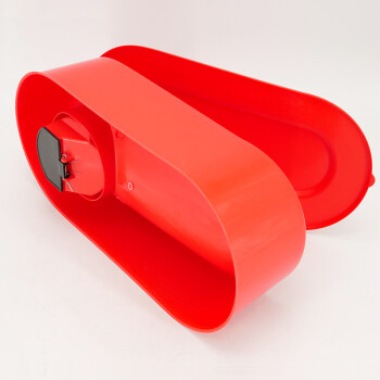 海斯迪克 HKLY-229 一次性应急马桶 塑料坐便器 蹲便器 小便斗 豪华大号带盖 红色