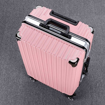 行李箱女大容量超大拉杆箱子皮箱密码箱男旅行箱结实耐用新款粉色铝框